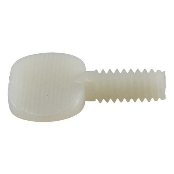 Midwest Fastener Thumb Screw, 1/4"-20 Thread Size, Plastic, 1/2 in Lg, 12 PK 36762